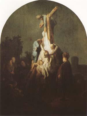 REMBRANDT Harmenszoon van Rijn The Descent from the Cross (mk08) France oil painting art